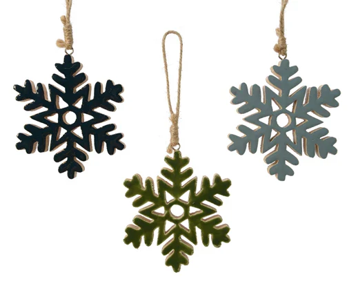 Snowflake firwood enamel 3col ass