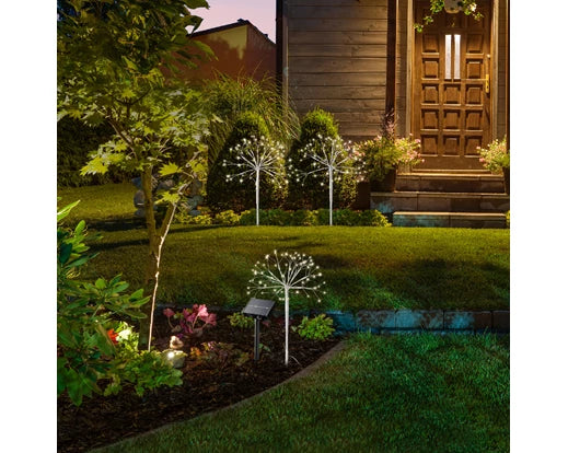 Solar polestar pvc 8 function twinkle effect white/warm white L.200cm x H.45cm - Image 2