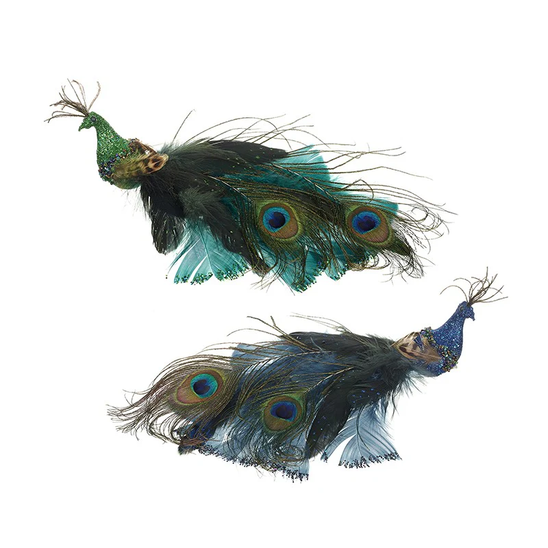 TURQUISE & BLUE PEACOCKS MIX