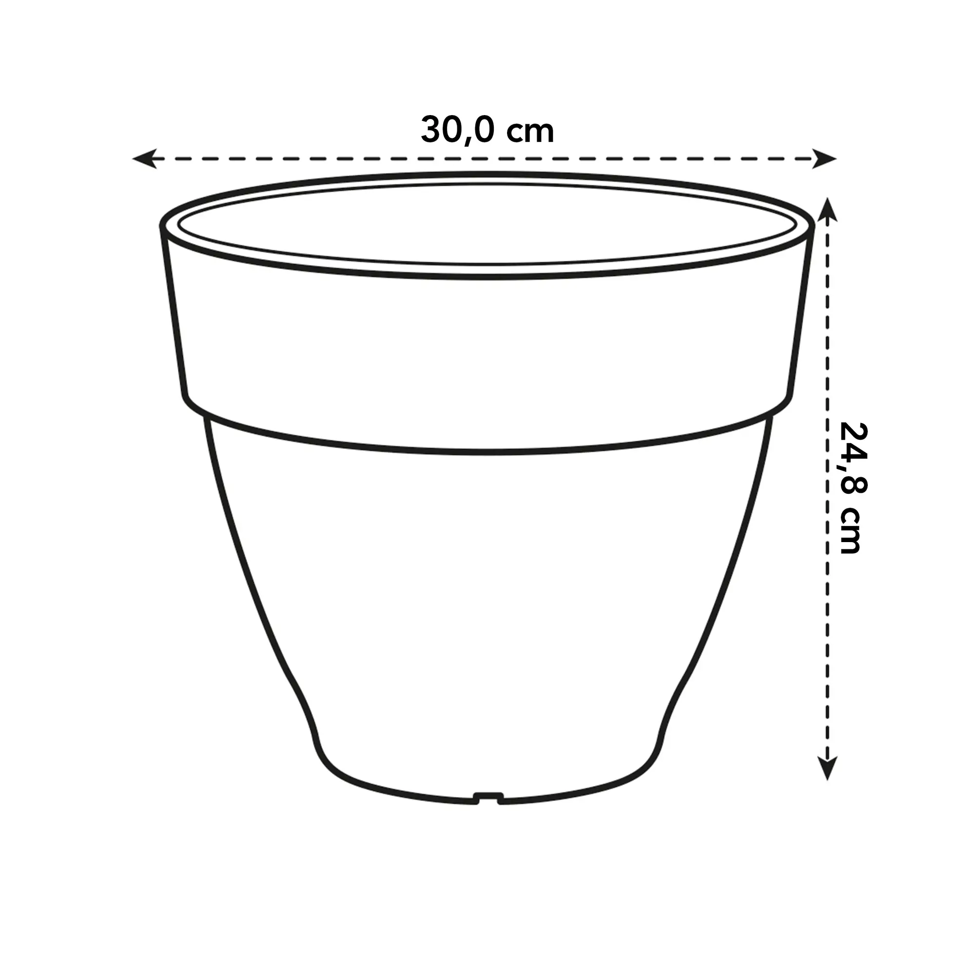 Vibia Campana Round Pot Ø30cm Anthracite - Image 2