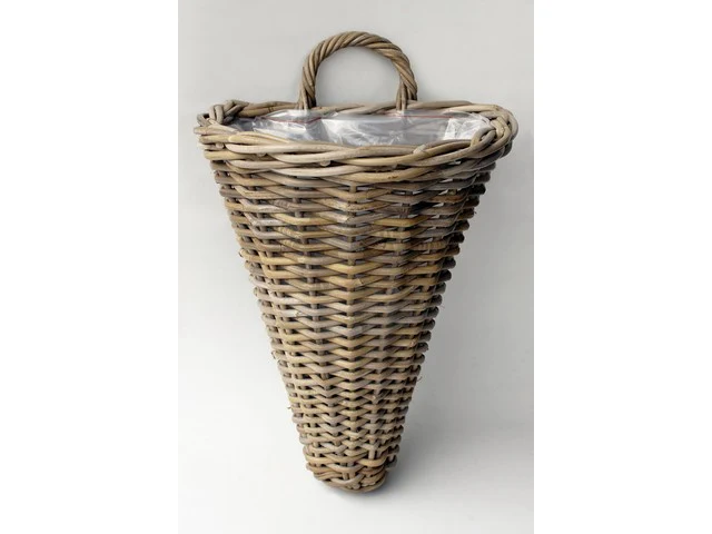 WALL HANGER RATTAN WW 25X22H32CM
