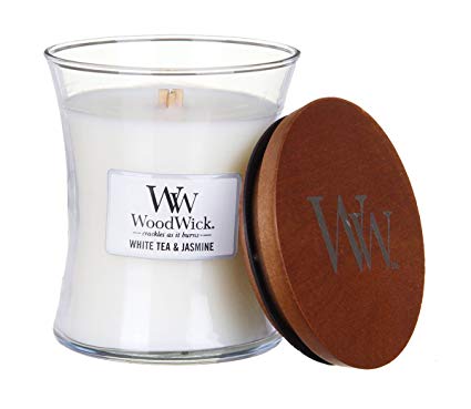 WoodWick White Tea & Jasmine Medium Candle