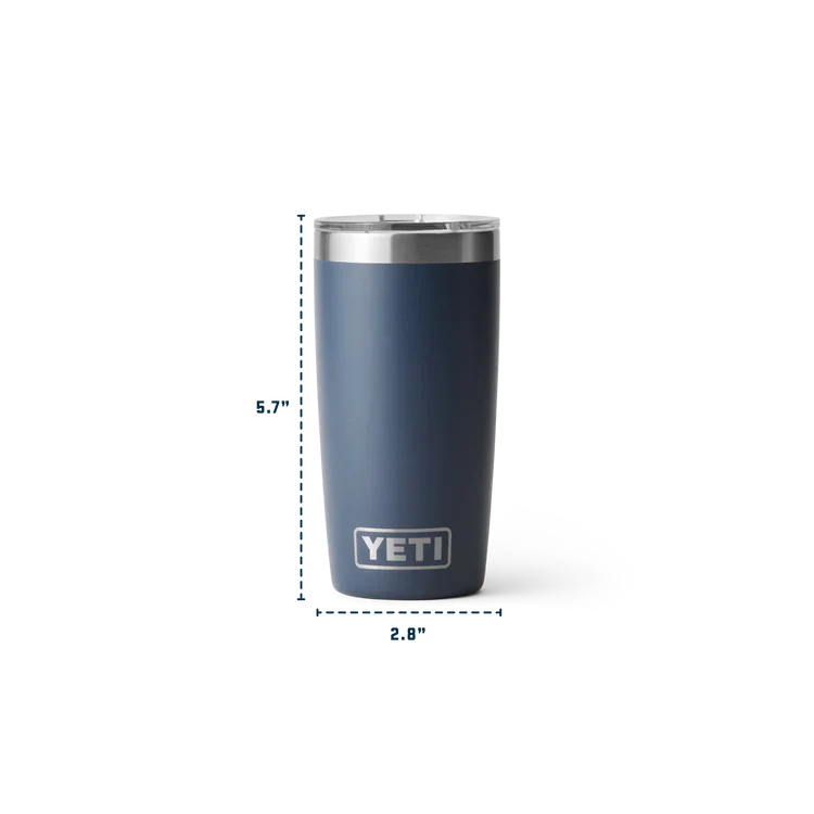YETI RAMBLER 10 OZ TUMBLER BLACK FOREST GREEN - Image 3