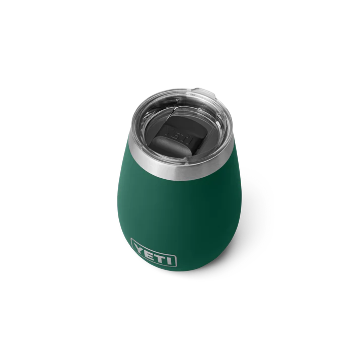 YETI RAMBLER 10 OZ WINE TUMBLER 2.0 BLACK FOREST GREEN - Image 3