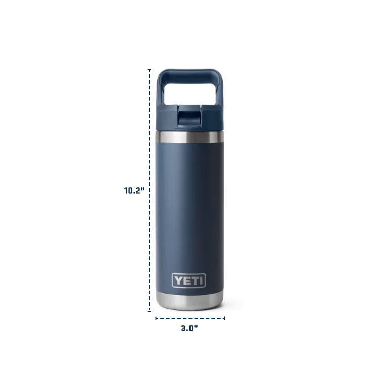 YETI RAMBLER 18 OZ COLOUR STRAW BOTTLE CHERRY BLOSSOM - Image 5