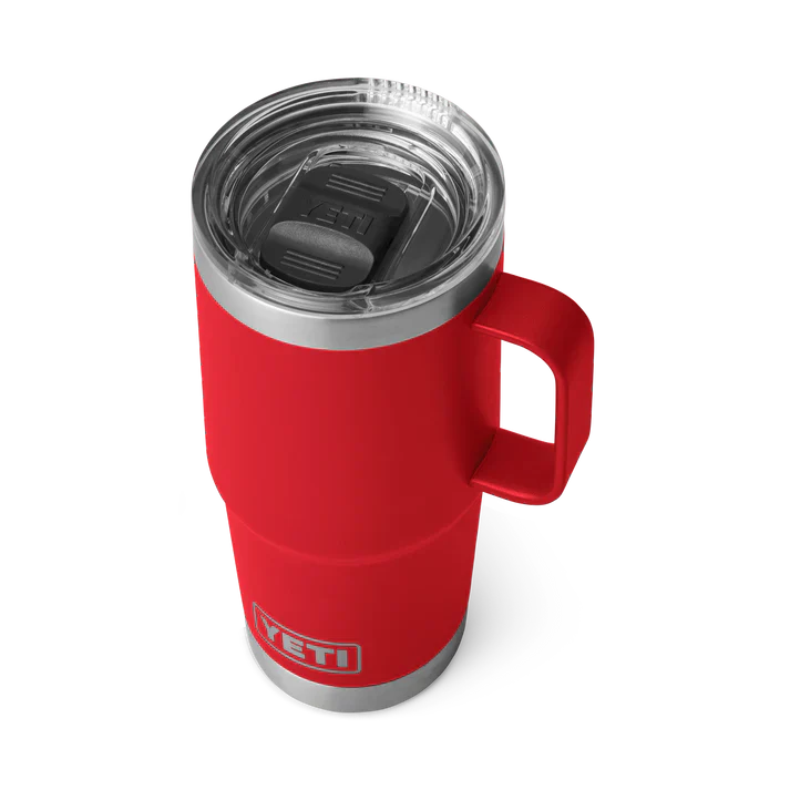 YETI RAMBLER 20 OZ TRAVEL MUG RESCUE RED - Image 3