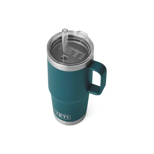Yeti Rambler 25 OZ (739 ML) Straw Mug Agave Teal - Image 2