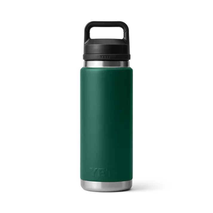 YETI RAMBLER 26 OZ BOTTLE CHUG BLACK FOREST GREEN - Image 2