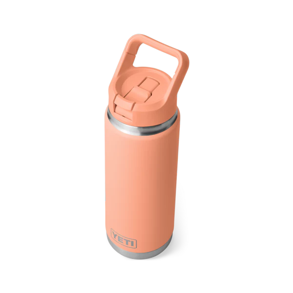 YETI RAMBLER 26 OZ STRAW BOTTLE LOWCOUNTRY PEACH - Image 2