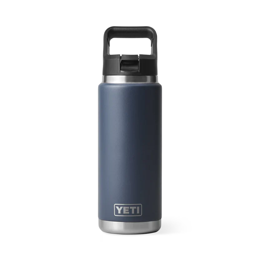 Yeti Rambler 26 Oz Straw Bottle Navy