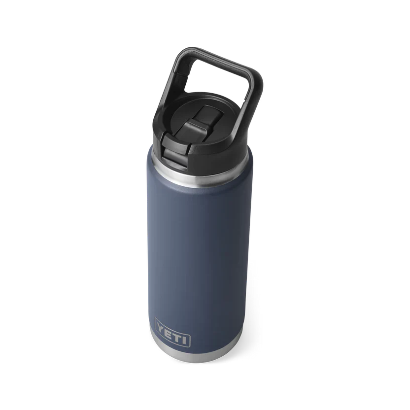 Yeti Rambler 26 Oz Straw Bottle Navy - Image 3