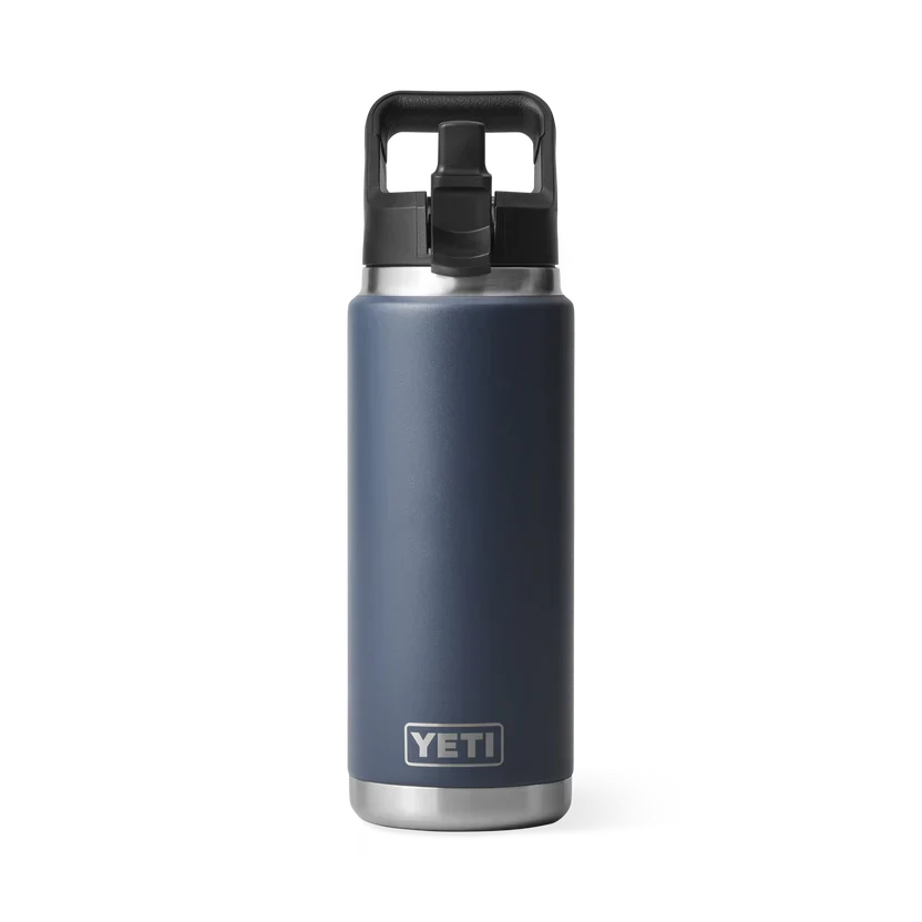 Yeti Rambler 26 Oz Straw Bottle Navy - Image 5