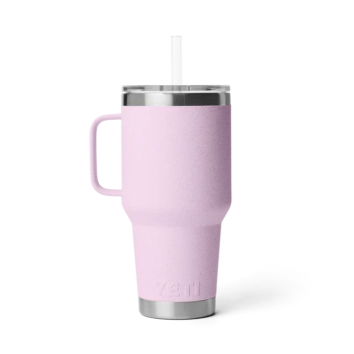 YETI RAMBLER 35 OZ STRAW MUG CHERRY BLOSSOM - Image 2