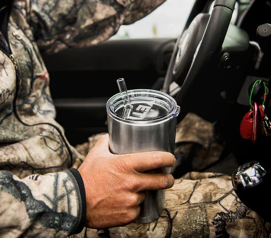 Yeti Rambler Tumbler 20 Oz Straw Lid White - Image 2